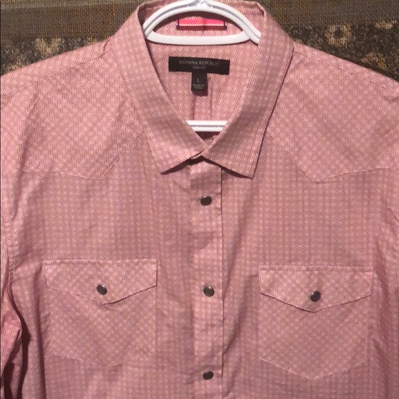Banana Republic “Western” Button Up - Picture 1 of 5